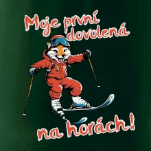 Moje první dovolená na horách hnědá  liška