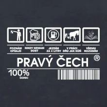 Čárový kód  - Pravý Čech