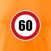 Dopravní značka - omezení rychlosti 60