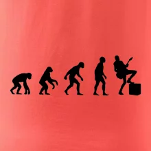 Evoluce kytarista - noha na kombu