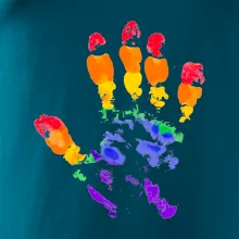 LGBT hand print