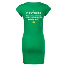 Elektrikář - hlavní jistič - Nápis na zádech