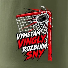 Hokejový střelec vymetá vingly