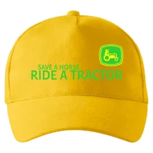 Save horse, ride tractor