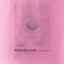 Milešovka - vrstevnice v obdélníku