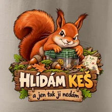 Hlídám keš veverka s pokladem