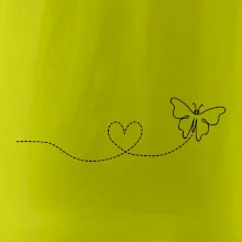 Dráha letu motýla - srdce