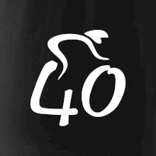 Cyklista slaví čtyřicítku (40)