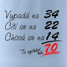 Vypadá, cítí se, chová se - 70 let