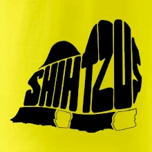 Shih-tzu - nápis v těle