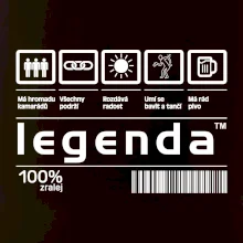 Čárový kód - Legenda