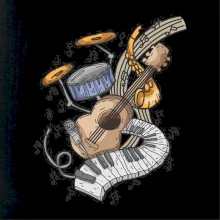 Hudební nástroje v notách