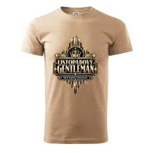Listopadový gentleman zlatý art deco motiv