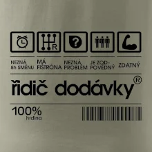 Čárový kód - řidič dodávky