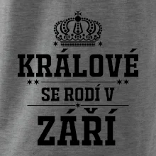 Králové se rodí v září