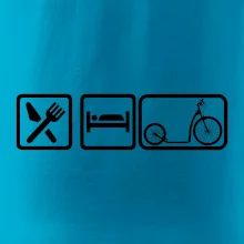 Eat sleep koloběžka velké a malé kolo