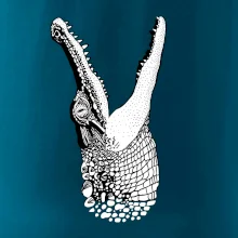 Krokodýl kreslený (Pecka design)