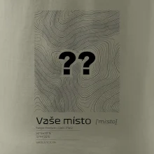 Vaše místo - vrstevnice v obdélníku