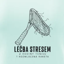 Léčba stresem rozmlácená raketa