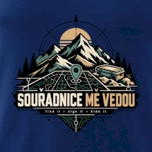 Souřadnice mě vedou horská mapa