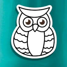 Sova kreslená na prsu