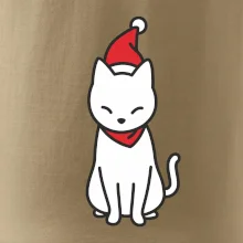 Vánoční kočka sedící