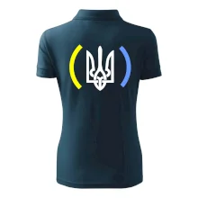 Ukrajina trojzubec s barvami