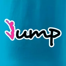 Jump - nápis a panáček