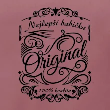 Vintage nejlepší babička  100% kvalita