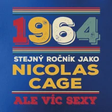 1964 stejný ročník jako Nicolas Cage