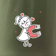 Párový motiv - panáček a magnet