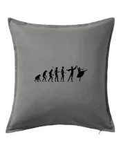 Evoluce tanec - muž a žena se sukní