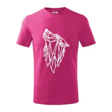 Geometrie - vlk - vyjící