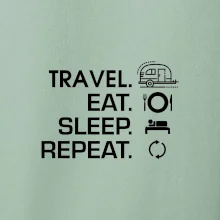 Eat sleep travel - Malý přívěs