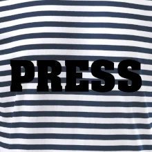 Novinář nápis - Press Novinář nápis - Press