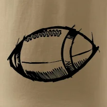 Americký fotbal míč skica