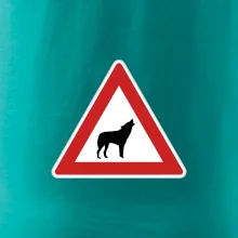 Dopravní značka - Pozor vlk