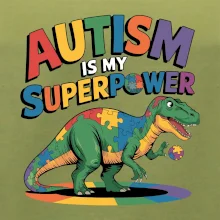 Stojící Rex Autism is my superpower