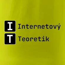IT Nápis Internetový Teoretik