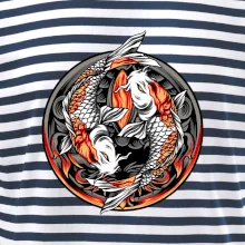 Yin & Yang Koi kapr - oranžový Yin & Yang Koi kapr - oranžový
