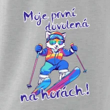 Moje první dovolená na horách modrá liška