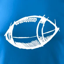 Americký fotbal míč skica