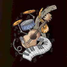 Hudební nástroje v notách