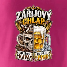 Záříjový chlap -  do 16 káva  od 16 pivo