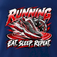 Běžecká bota se stopkami eat sleep repeat
