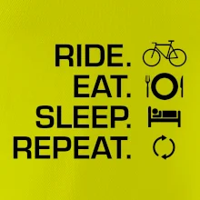 Ride Eat Sleep Repeat kolo Ride Eat Sleep Repeat kolo