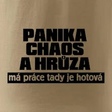 Panika, chaos a hrůza