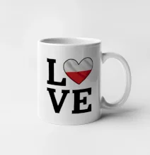 Love Polská vlajka