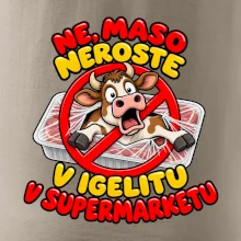 Maso neroste v igelitu v supermarketu