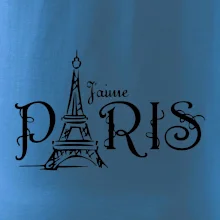 Paris nápis Eiffelovka rovný